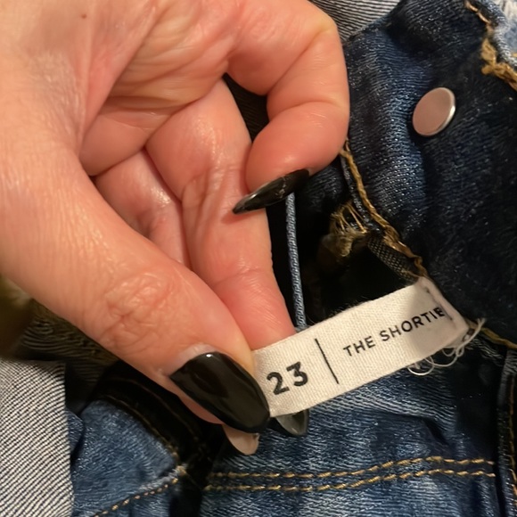 Pacsun shorties denim ripped shorts size 23 - Picture 4 of 5